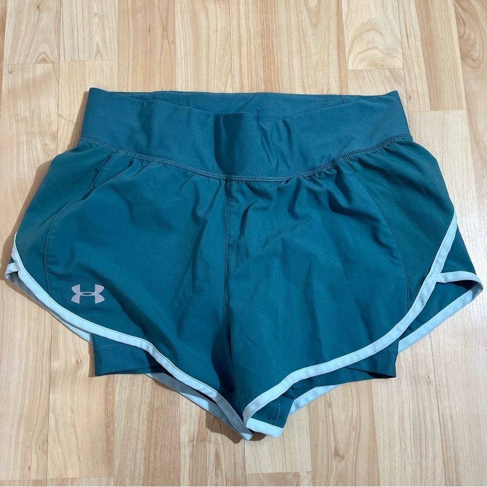 Under Armour Womens Small Stretchy Fly By 2.0 Running Short Shorts